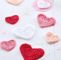 Heart Coasters Crochet Pattern