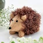 Simple Eyelash Hedgehog Toy Knitting Pattern Knitting Pattern