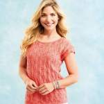 Lace Pattern Summer Top Knitting Pattern