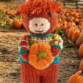 Highland Cow Comfort Doll | Toy Knitting Pattern Knitting Pattern