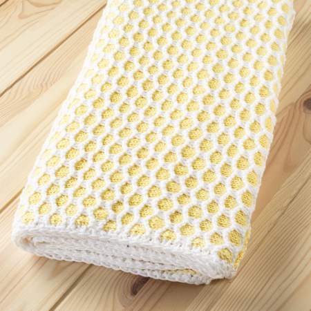 Honeycomb Baby Blanket Knitting Pattern