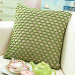 Textured Honeycomb Cushion Knitting Pattern Knitting Pattern