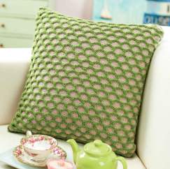Textured Honeycomb Cushion Knitting Pattern - Knitting Pattern