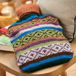 Fair Isle Hot Water Bottle Knitting Pattern