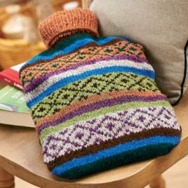 How to: carry a float in colourwork Knitting Pattern