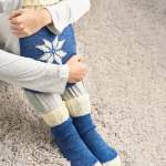 Hot Water Bottle Cover and Socks Set Knitting Pattern