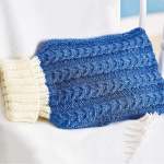 Hot Water Bottle Cover and Socks Set Knitting Pattern