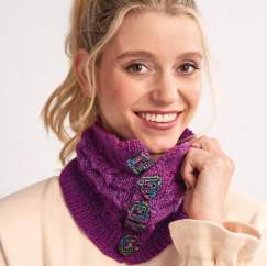 How To Knit A Cable Cowl Knitting Pattern