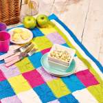 How to Knit An Intarsia Picnic Blanket Knitting Pattern
