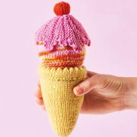 Ice Cream Game Toy Knitting Pattern Knitting Pattern