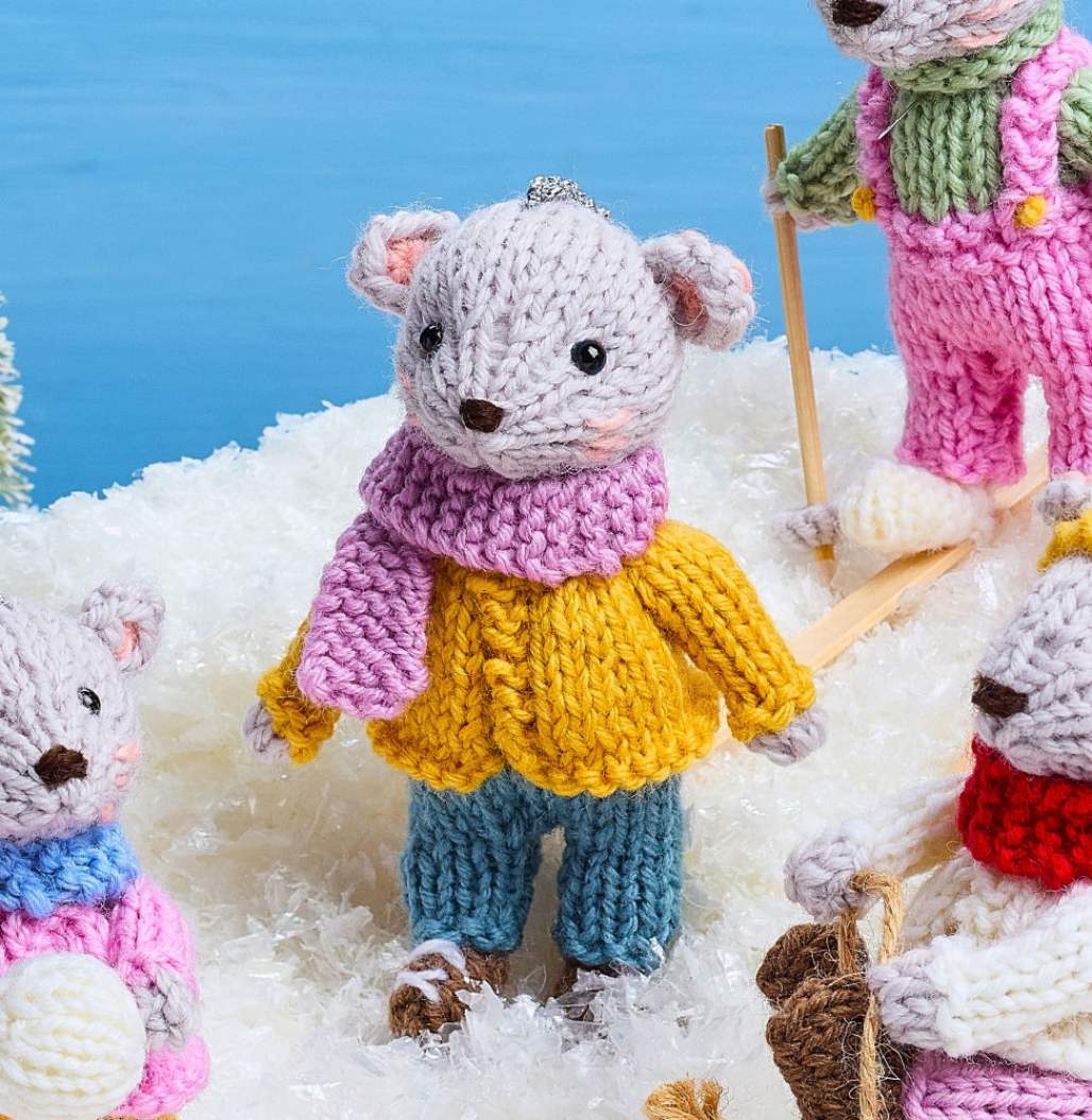 Merry Mice Bauble-along: Part Two - Ice Skating Mouse