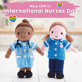 Nurse Dolly Soft Toy Knitting Pattern Knitting Pattern