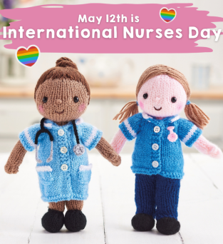 Nurse Dolly Soft Toy Knitting Pattern Knitting Pattern