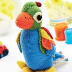 Tropical Parrot Toy Knitting Pattern Knitting Pattern