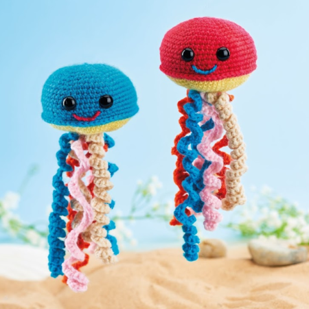Smiley Jellyfish crochet Pattern