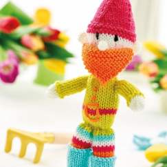 Easy Knit Garden Buddies collection Knitting Pattern