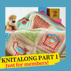 Join in! Little Birdie Blanket Knitalong Part 1 Knitting Pattern