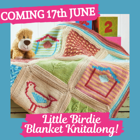JOIN IN NOW! Little Birdie Blanket Knitalong Knitting Pattern