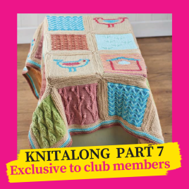 How to: work blanket stitch Knitting Pattern