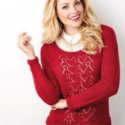 Lace Jumper Knitting Pattern