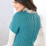 Short Sleeve Cabled Jumper Knitting Pattern