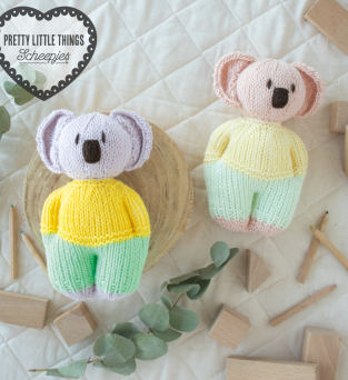 Koala Izzy Comfort Doll Knitting Pattern Knitting Pattern