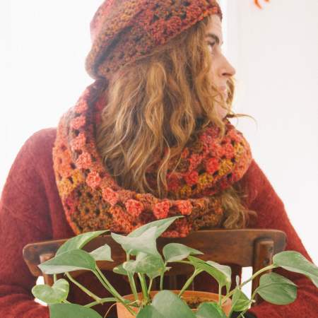 Crochet hat and cowl set Knitting Pattern