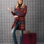 Long collared cardigan Knitting Pattern