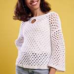 Keyhole Front Top Knitting Pattern Knitting Pattern