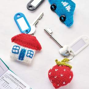 Quick-Knit Keyring Pattern Pack Knitting Pattern