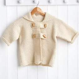 Kid’s Duffle Coat Knitting Pattern