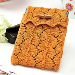 Simple Kindle Cover Knitting Pattern Knitting Pattern