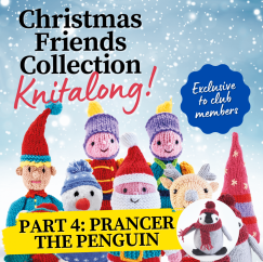 Christmas Friends Knitalong Part 4: Prancer the Penguin Knitting Pattern