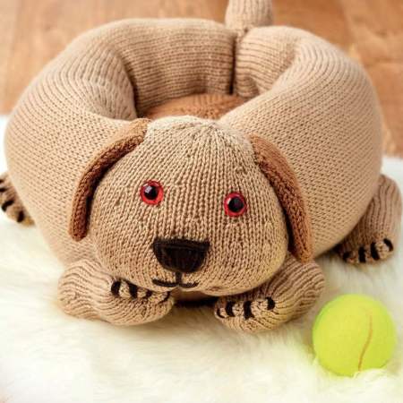 Knitted Dog Bed Knitting Pattern