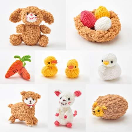 Easter Toys: Bonus Springtime Friends Patterns Knitting Pattern
