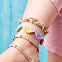 Anklet Trio Knitting Pattern