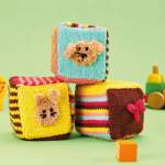 Knitted Baby Blocks Knitting Pattern