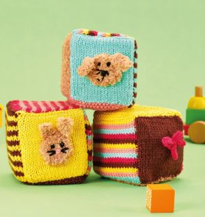 Knitted Baby Blocks