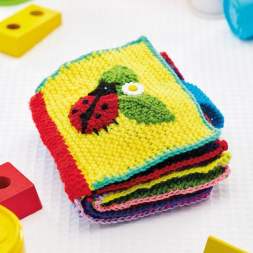 Baby Book Toy Knitting Pattern Knitting Pattern