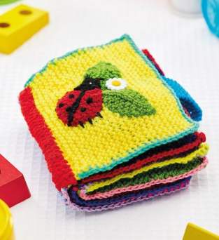 Baby Book Toy Knitting Pattern Knitting Pattern