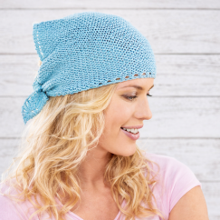 Simple Headscarf Knitting Pattern - Knitting Pattern