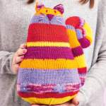 Cat Doorstop Knitting Pattern