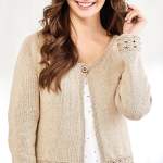 Cross Stitch Cardigan Knitting Pattern Knitting Pattern