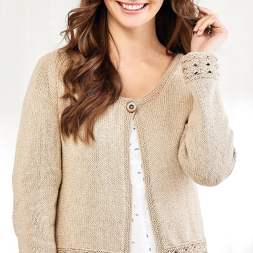 Cross Stitch Cardigan Knitting Pattern Knitting Pattern