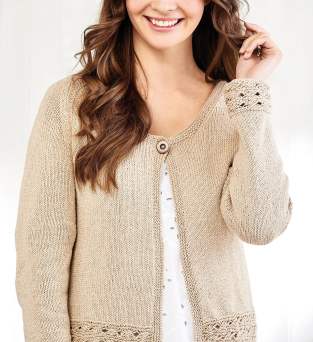 Cross Stitch Cardigan Knitting Pattern Knitting Pattern