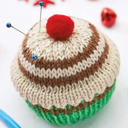 Mini Cupcake Pincushion Knitting Pattern Knitting Pattern