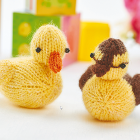 Lucky Duckling Pair Knitting Pattern Knitting Pattern