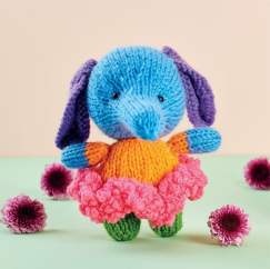 Knit VS Crochet: Beginner Elephant In Tutu Pattern