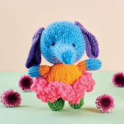Knit VS Crochet: Beginner Elephant In Tutu Pattern Knitting Pattern