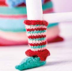 Elf Chair Socks Knitting Pattern